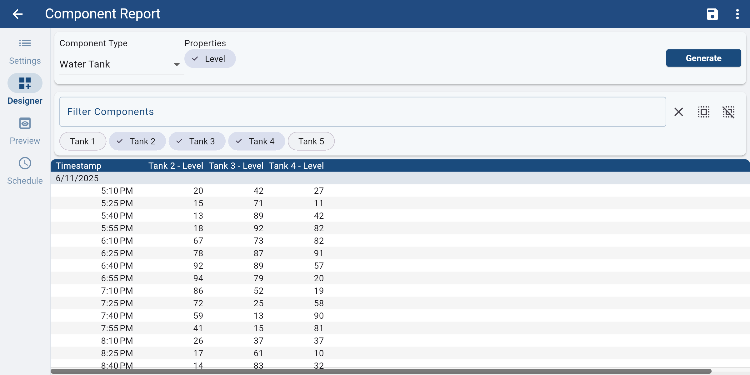 IOX Reports Screenshot 3